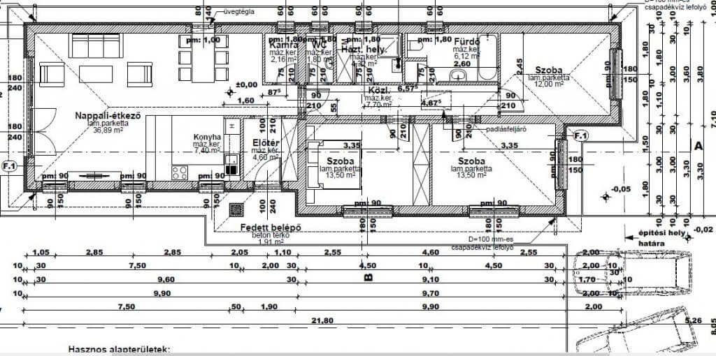 VERESEGYHÁZON CSALÁDI HÁZ ELADÓ - 80 NM